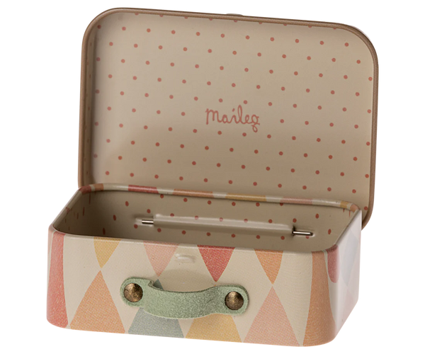 Micro Harlequin Metal Suitcase - Maileg