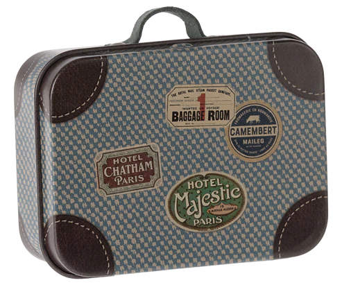 Micro Blue Metal Suitcase - Maileg