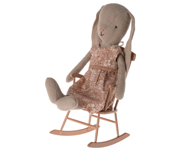 Dark Powder Rocking Chair, Mini - Maileg