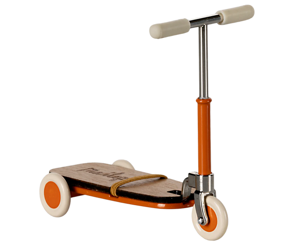 Orange Kickboard Scooter, Mouse - Maileg