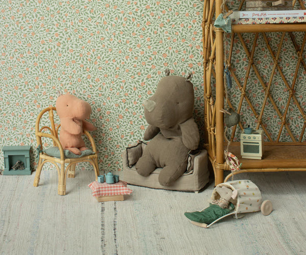 Medium Light Brown Rhino, Safari Friends - Maileg