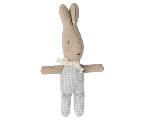 Light Blue Check Rabbit, MY - Maileg