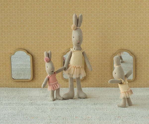 Micro Rabbit with Rose Ballet Suit and Skirt - Maileg
