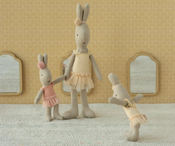 Micro Rabbit with Cream Ballet Suit and Skirt - Maileg