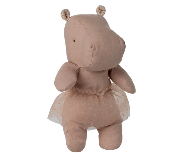 Soft Rose Small Hippo with Skirt, Safari Friends - Maileg
