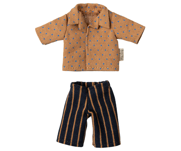 Shirt and Striped Pants for Dad Mouse - Maileg
