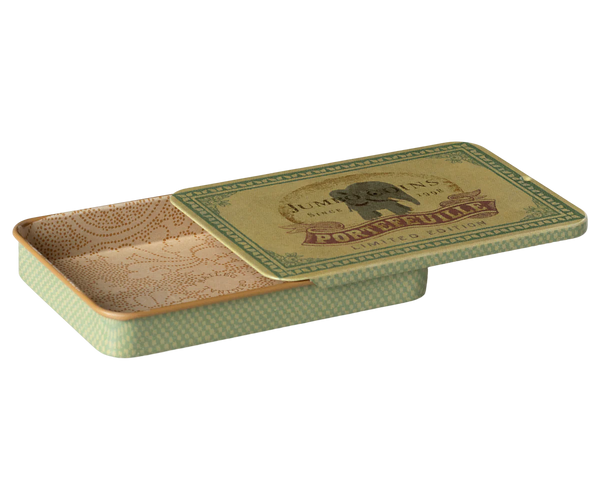 Jumbo Coins Metal Box with Sliding Lid - Maileg