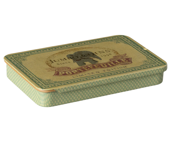Jumbo Coins Metal Box with Sliding Lid - Maileg