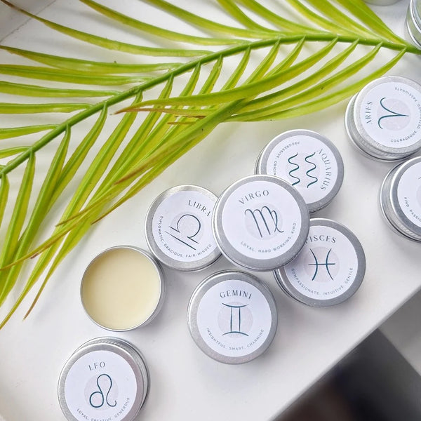 Natural Zodiac Lip Balms - Two Libras