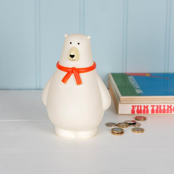 Bob The Polar Bear Money Box - Rex London