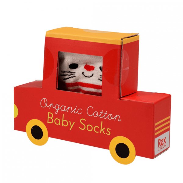 Red Cat Baby Socks - Rex London