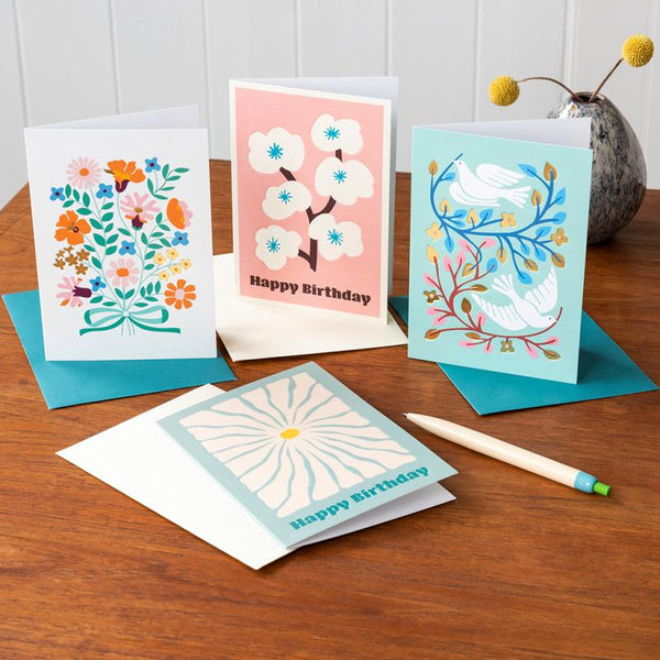 Bunch of Flowers Greetings Card - Rex London