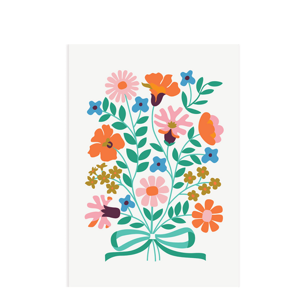Bunch of Flowers Greetings Card - Rex London