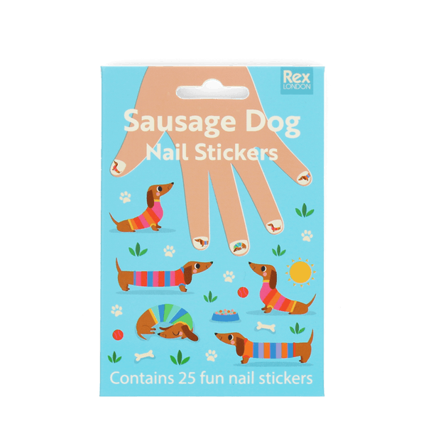 Sausage Dog Nail Stickers (pack Of 25) - Rex London