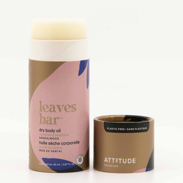 Sandalwood Dry Body Oil Leaves Bar - Attitude