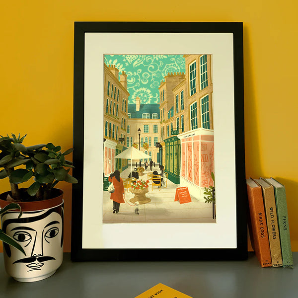 Bath Margaret's Buildings A4 Print - Emy Lou Holmes