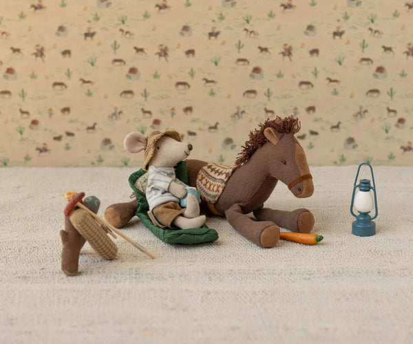 Hiker Mouse with Stripes, Big Brother - Maileg