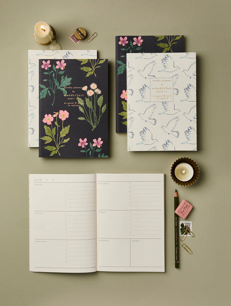 Botanical Weekly Planner - Wanderlust Paper Co.