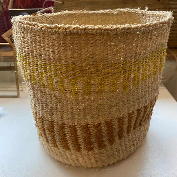 8" Sisal Basket - Kabisa