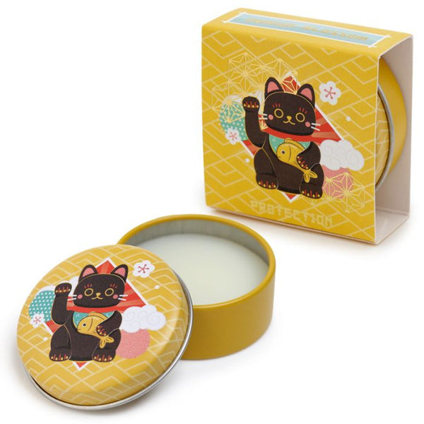 Maneki Neko Lucky Cat Lip Balm in a Tin