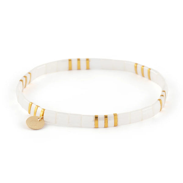 Shell White Layering Bracelet - Wanderlust Life