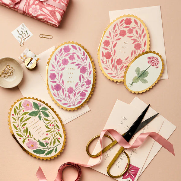 Violet Flora 'Thank You So Much' Card - Wanderlust Paper Co.