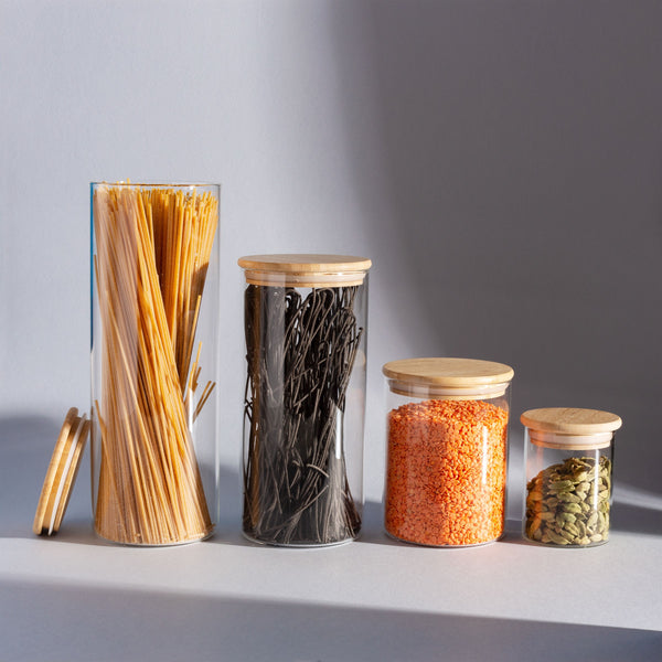 Storage Jar With Bamboo Lid 200ml - Sass & Belle