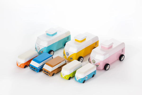 Wooden Orange VW T1 Groovy Van - Candylab Toys