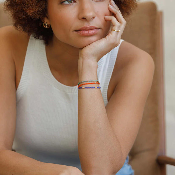 Morocco Blue Beaded Bracelet - Wanderlust Life