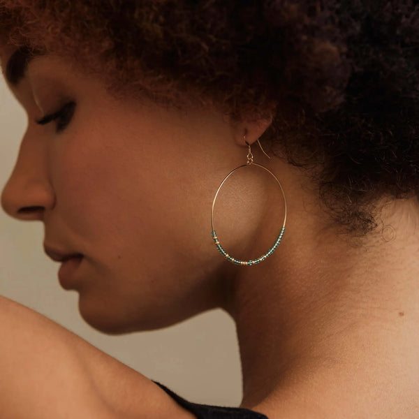 Water Blue Lido Earrings - Wanderlust Life