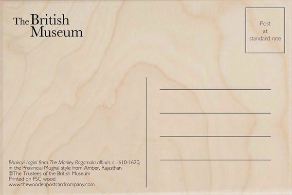 Bhairavi Ragini Wooden Postcard