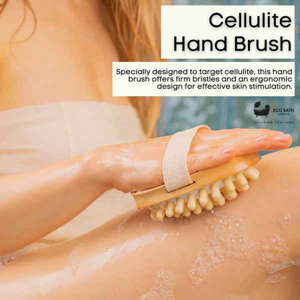 Cellulite Hand Brush - Effective Cellulite Remover and Massager for Smooth, Toned Skin - Eco Bath London