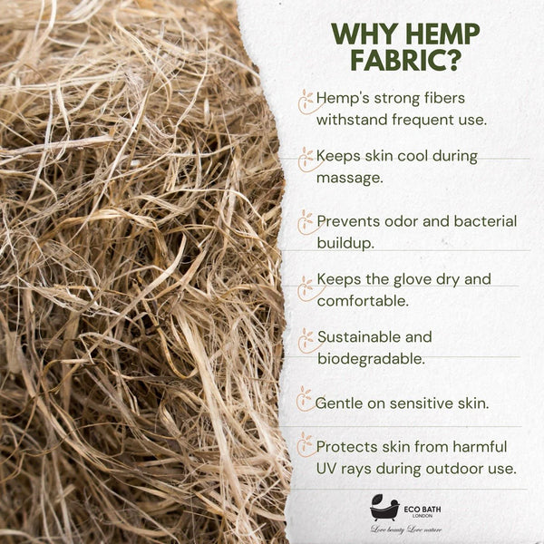 Hemp Massage Glove - Eco Bath London