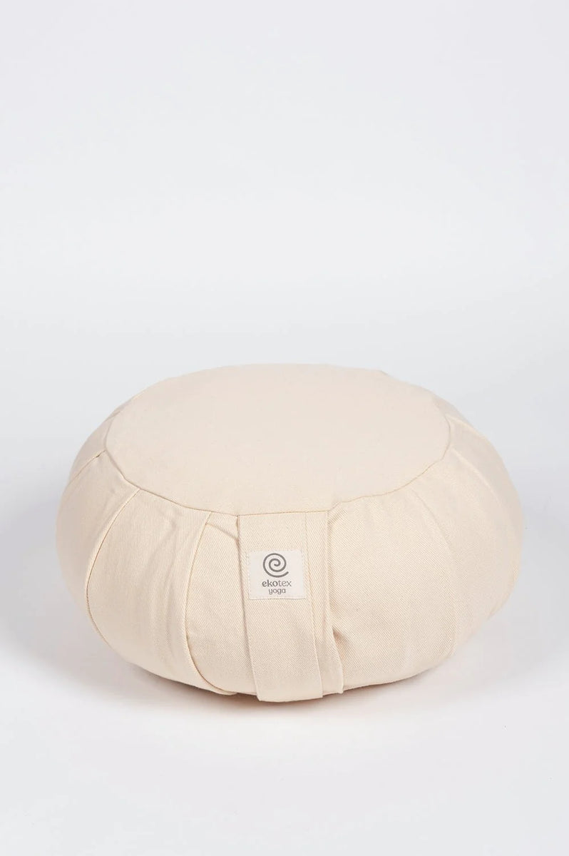 Calm Grey Mini Organic Cotton Spelt Yoga Bolster - Ekotex Yoga – Honey on  the Hill