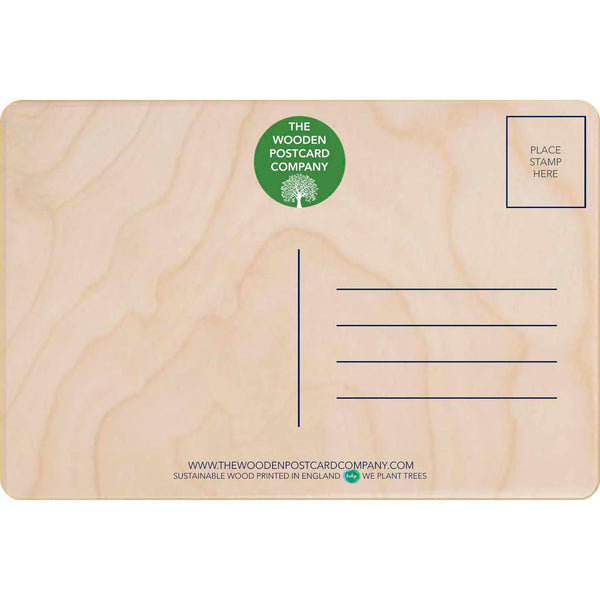 Wooden Postcard