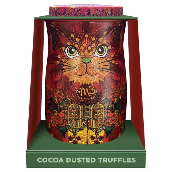 Fire Dancer Orange Choccy Scoffy Truffles Cat Tin - Monty Bojangles