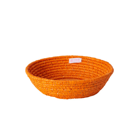 Orange Extra Small Round Bread Basket - Rice DK