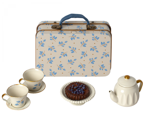 Blue Madelaine Afternoon Treat Set, Mouse - Maileg