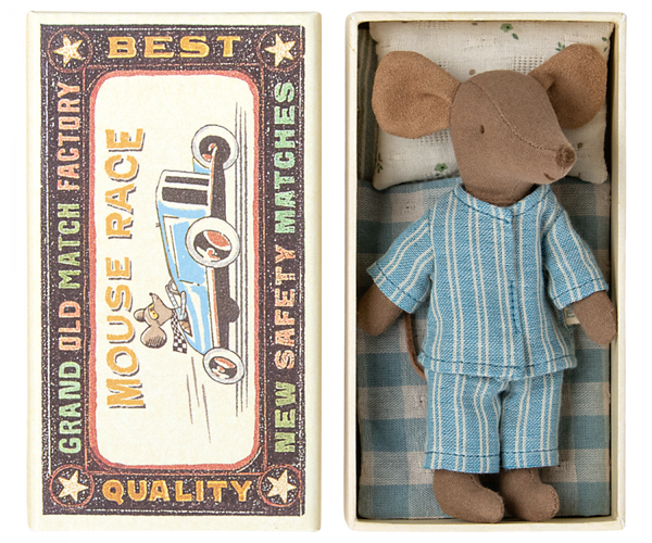Big Brother Mouse in Matchbox - Maileg