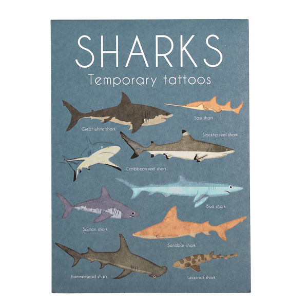 Shark Temporary Tattoos - Rex London