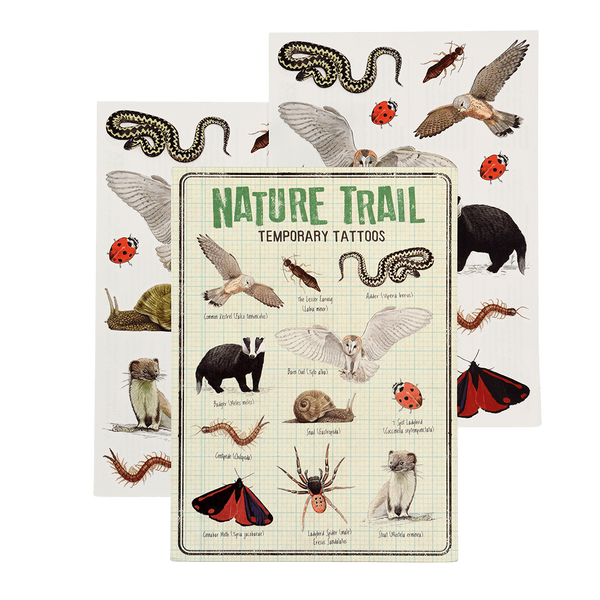 Nature Trail Temporary Tattoos - Rex London