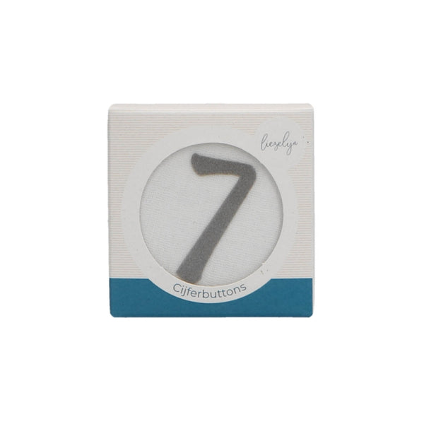 Grey 7-8-9-0 - Set of Buttons - Liezelijn