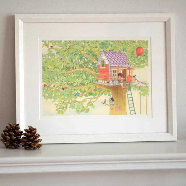 Tree House A2 Art Print - Belle & Boo