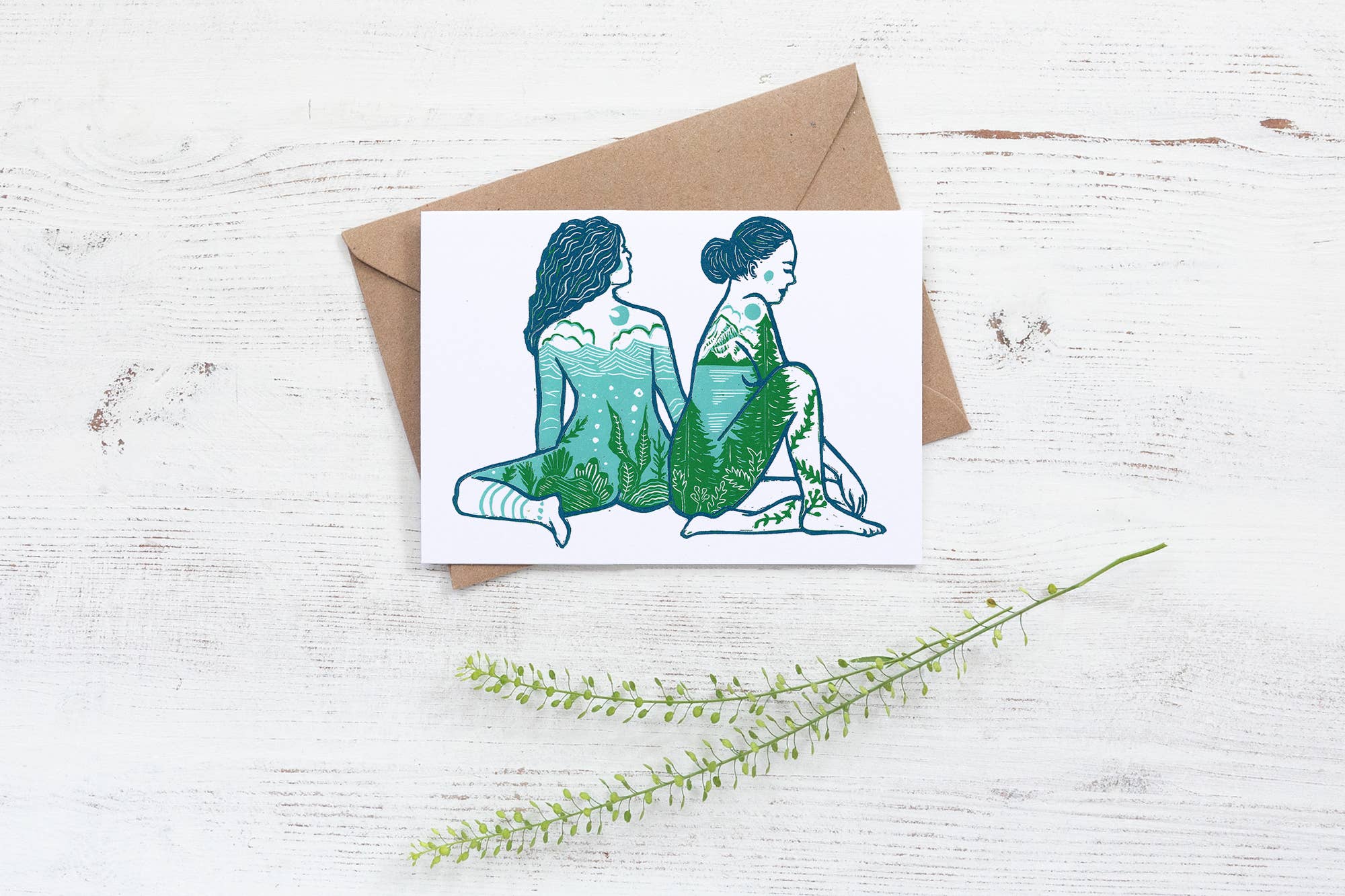 Sisters of the Land & Sea Card - Prints by the Bay