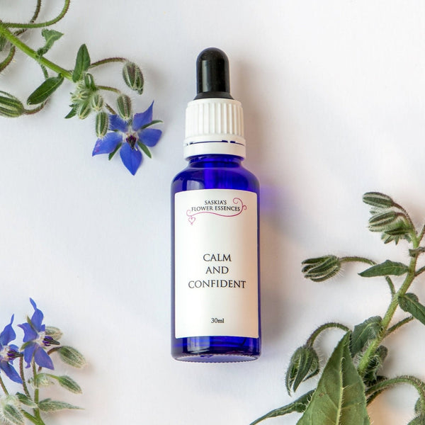 Calm and Confident Flower Essence - Saskia's Flower Essences