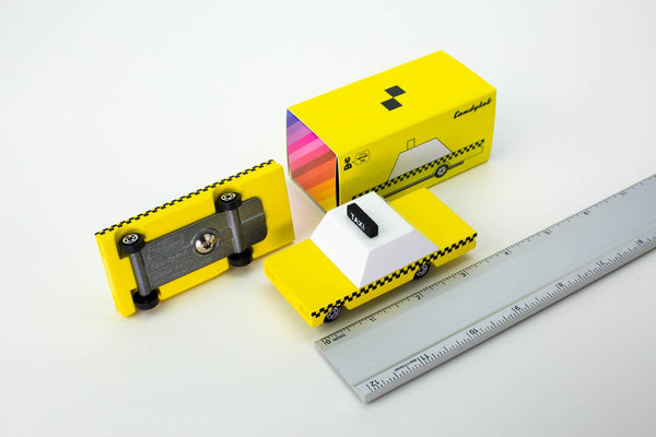 Wooden Yellow Taxi - Candylab Toys