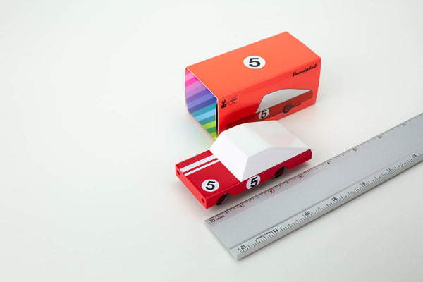 Wooden Red Racer #5 - Candylab Toys