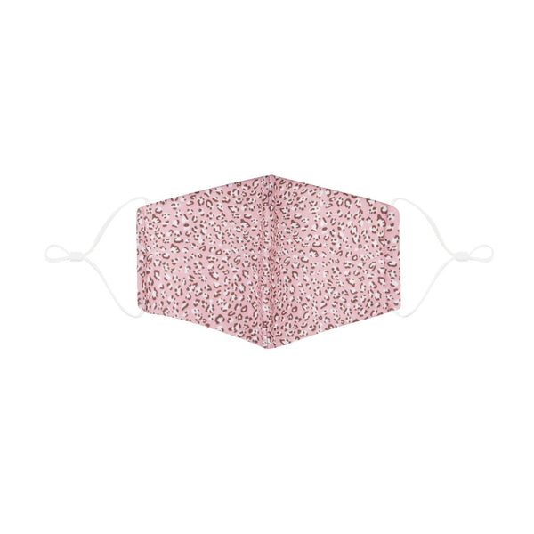 Pink Adult Leopard Print Face Mask - Mimi & Lula