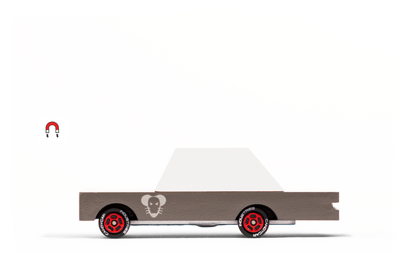 Wooden Mouse Rod Car - Candylab Toys