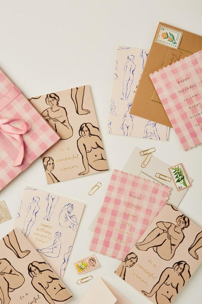 Nudes  Greeting Cards - Wanderlust Paper Co
